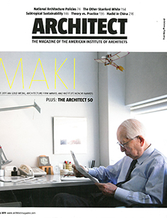 Cover image for the Architect Magazine, May 2011 publication
